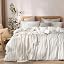 Stripes - White/ Linen Grey (No Comforter)