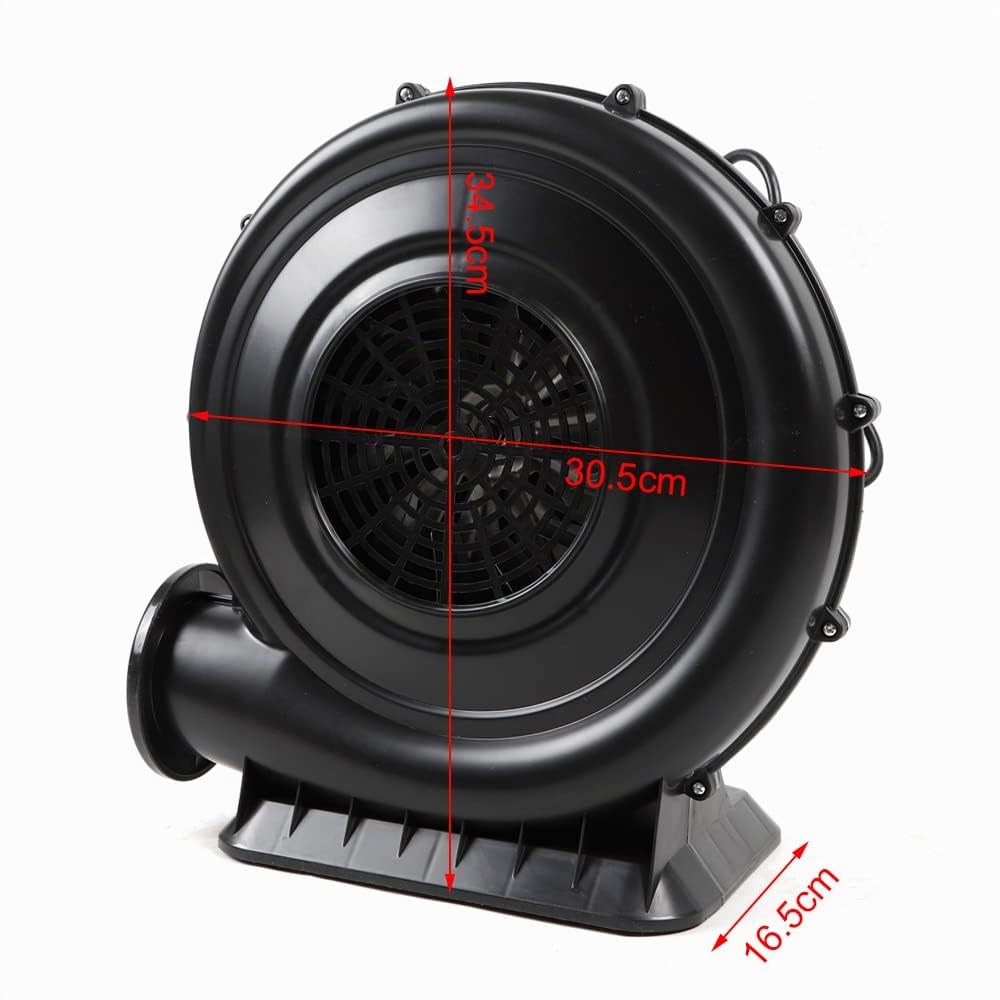 Ventilatore ad alta pressione, 250 W/370 W, ventilatore radiale, 2800 giri/min, per giocattoli gonfiabili, soffiatore a castello gonfiabile (250 W)
