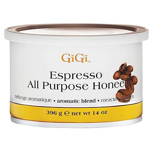 GiGi Espresso All Purpose Honee Wax 14 oz (Pack of 8)