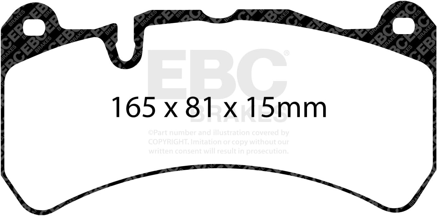 EBC Brakes Redstuff 3000 Series Sport Brake Pad Set DP31591C to Fit SUBARU,FERRARI,MERCEDES-BENZ,MASERATI