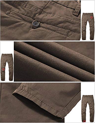 Image of Match Men's Regular Fit Comfort Stretch Casual Chino Pants