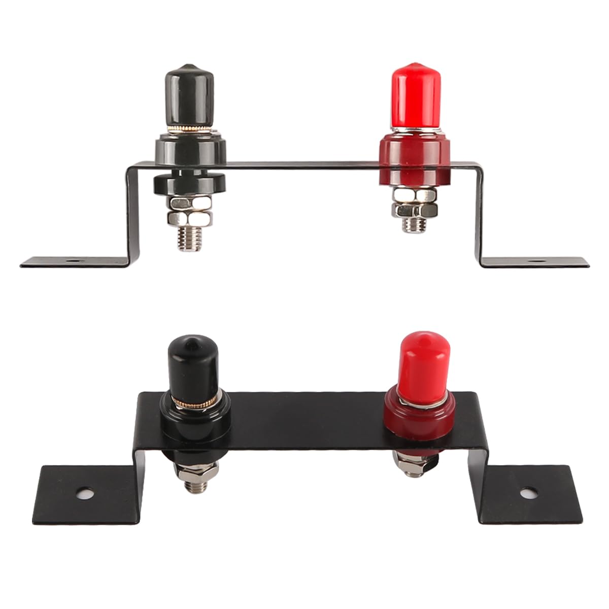 Kit di Collegamento per Batteria, Kit di riposizionamento remoto del terminale di Collegamento per Batteria con Cavo da 120 cm e Staffa di Montaggio, palo di Ricarica per Batteria Impermeabile