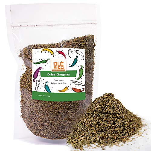 Mexican Oregano Dried 3 oz Great For Mole, Enchiladas,Taco Seasoning, Tamales, Chili, Meats, Soups, Menudo, Carne by Ole Rico