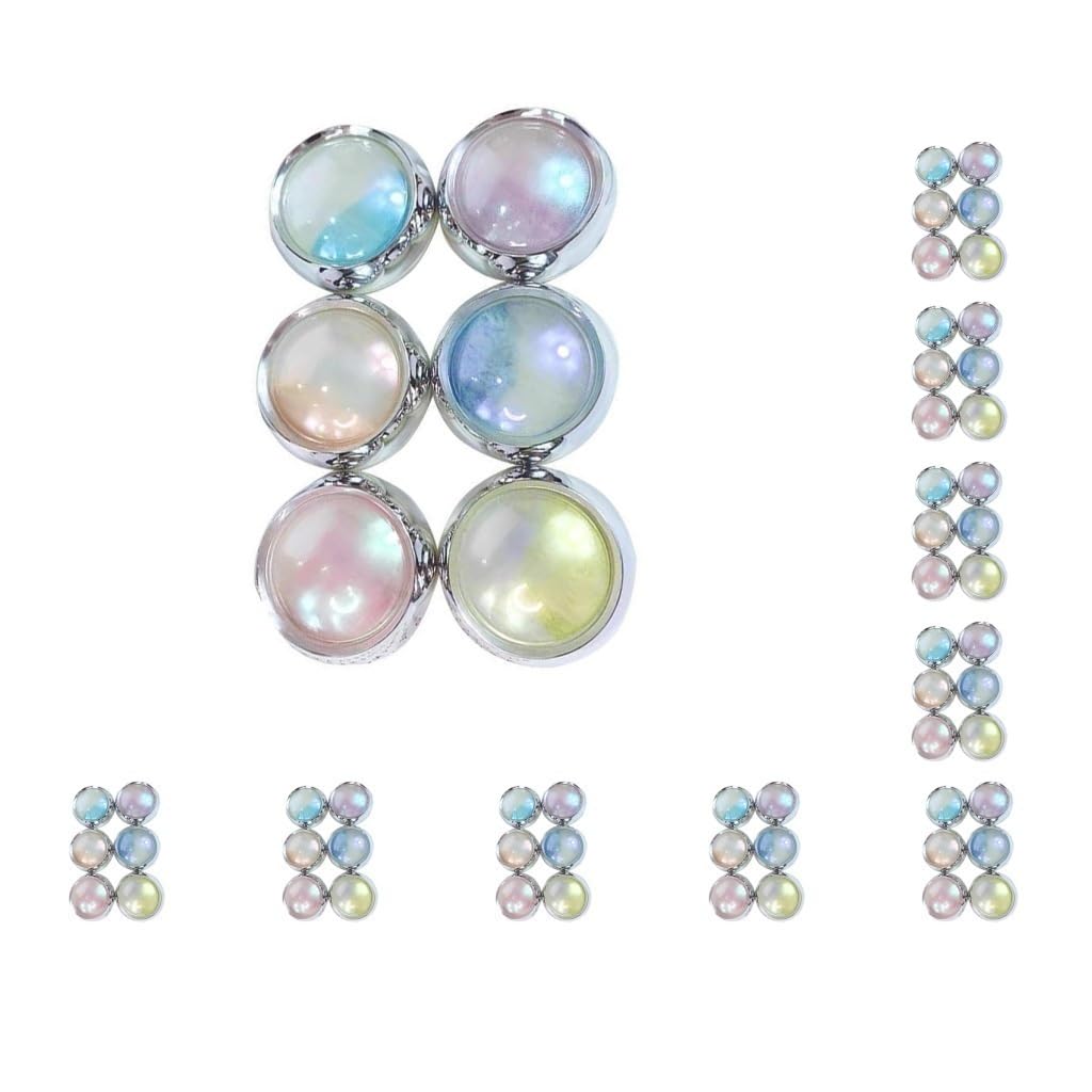 10 set 6 pezzi/set Nail Art Powder Tips Casa Unghie Del Piede Glitter Pigmento Lucido FAI DA TE Manicure Decorazione Portatile Forniture