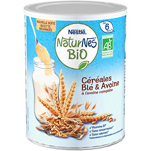  NESTLE Bébé NATURNES BIO Céréales Blé et Avoin...