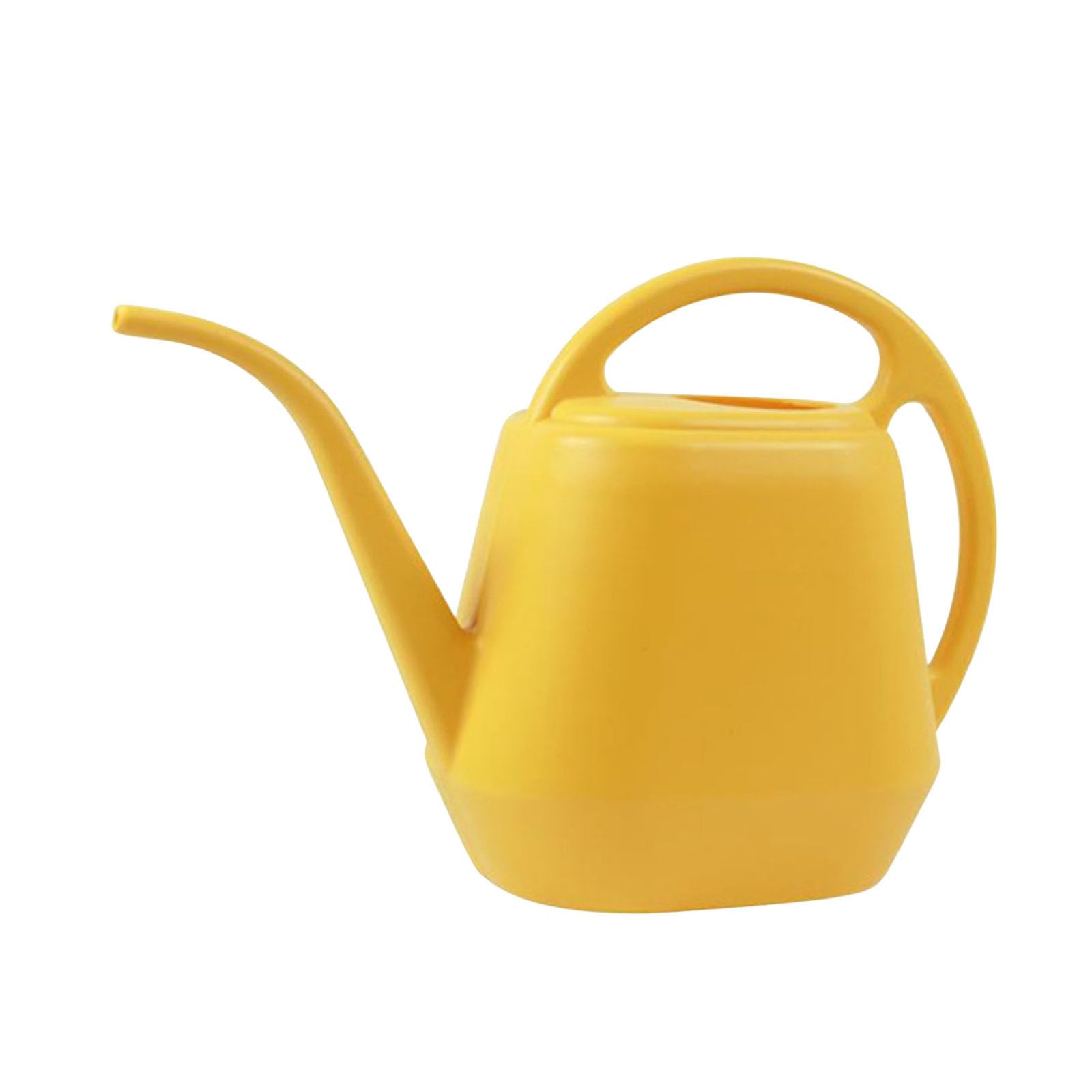 4L Watering Can for Indoor & Outdoor Plants, Large Capacity Watering Can with Long Spout for Precise Watering, Ideal for Gardens & Patios, Houseplants & Indoor Plants ﻿ (Yellow)