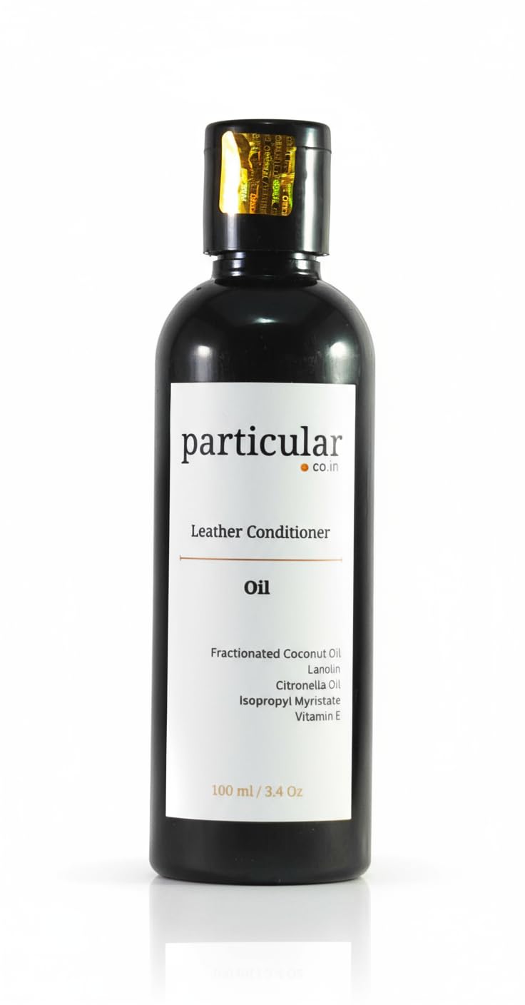 Particular: Leather Deep Conditioning Oil with Lanolin | Leather Conditioner and Nourisher | 100% good for leather ingredients only. (200 Gm)-image-7
