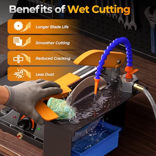 LLBWACT 350W Benchtop Lapidary Machine
