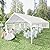 Party Tent 20x40Ft Heavy Duty Outdoor Canopy Tent Carport Gazebo Wedding Tent Carport Event Shelter Large Canopy Tent with Storage Bags