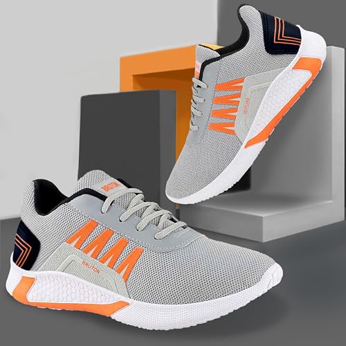 Image of BRUTON Sports Walking Shoes for Men | Soft Cushioned Insole, Slip-Resistance, Dynamic Feet Support, Arch Support & Shock Absorption
