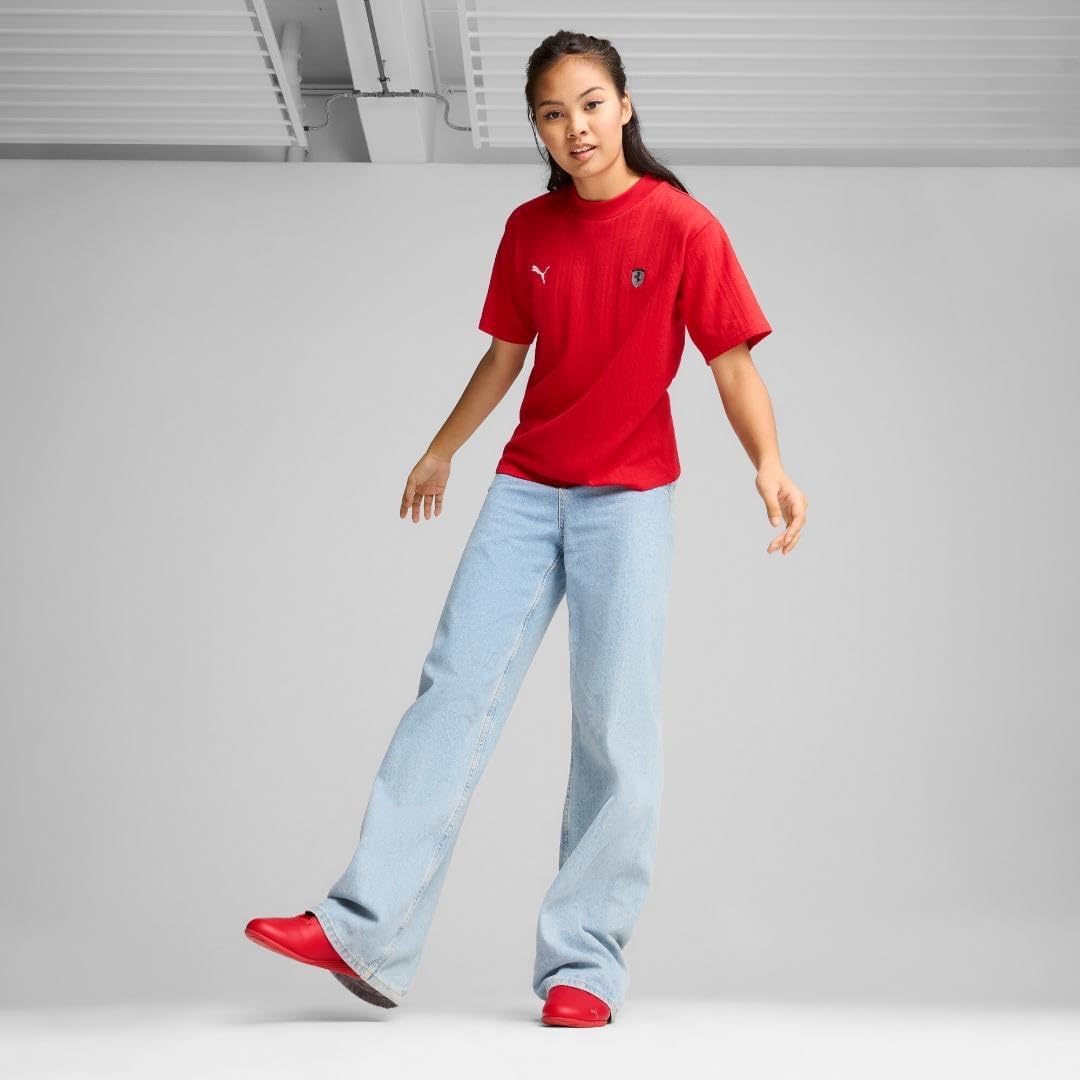 Puma Women's Scuderia Ferrari Graphic T-Shirt, Rosso Corsa AH24, X-Large - Image 5