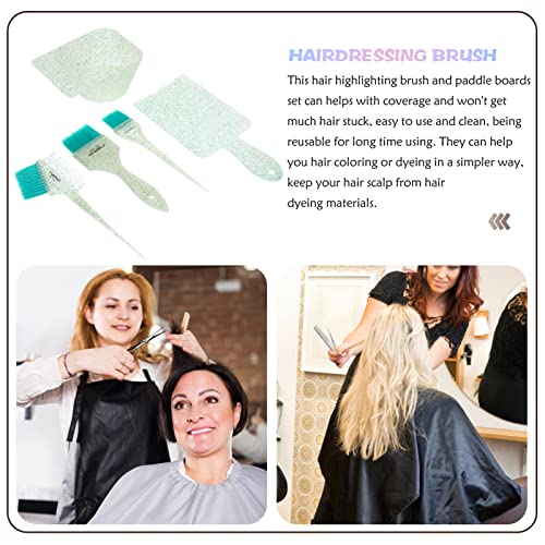 Lurrose 1 Conjunto De Tinturas De Cabelo Para El Profissional Prancha De Balayage Barbeiro Destacand