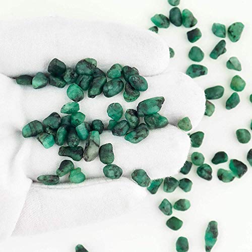 Love Stone - 50 Carats Natural Raw Green Emerald Stone Diy Jewelry Making Crystals And Gemstones Wire Wrapping Chakra Healing Crystals Diy Gifts May Birthstones, Feeling Crystals #TOP2