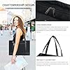 EMPSIGN Sac Cabas Femme pour Ordinateur Portable 15,6 Pouces, Sac à Main Grande Capacité Sac Ordinateur Femmes Shopping Travail Quotidien Voyage, Tote Bag #5