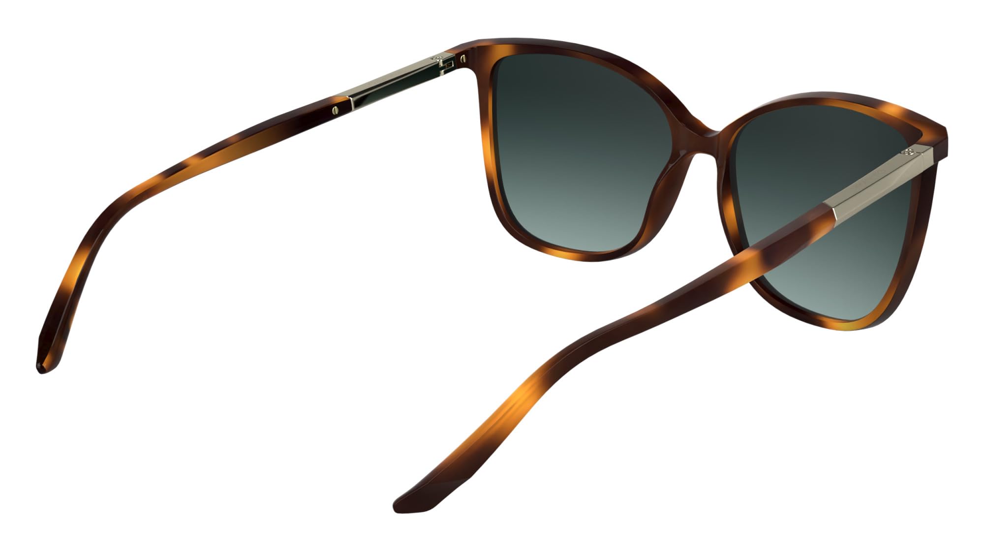 Calvin Klein Women's Sunglasses CK25504S - Havana with Gradient Petrol Lens