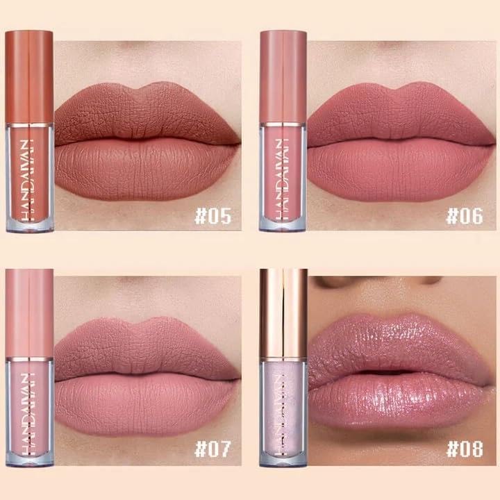 NANCY AJRAM Lipstick Set of 12 Matte Velvet Mini Liquid Lipstick Set for Women - Long Lasting, Waterproof Lip Gloss Combo - Image 3