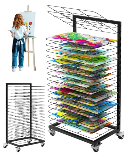 Support de séchage amovible rack de rangement pour toiles - 2