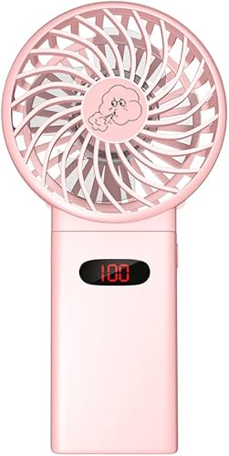 Miniatura 1 de CAZOKASI Ventilador portátil portátil con clip para la cintura, ventilador de cuerpo personal, súper potente, 6000 mAh hasta 23 horas de larga