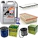 Produktbild QR-PARTS 69380733 Filter Set Inspektionspaket 5 Liter Liqui Moly Motoröl Top Tec 4200 5W-30 MANN-FILTER Innenraumfilter Kraftstofffilter Luftfilter Ölfilter