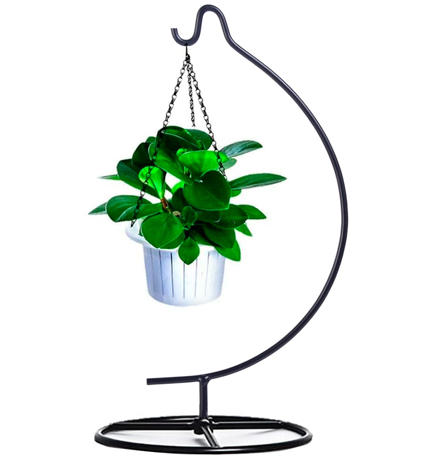 Juego De 6 Soportes Para Colgar Adornos - 9 Pulgadas De Altura, Hierro, Base Redonda - Para Plantas De Aire, Velas, Bolas Navideñas Y Decoración