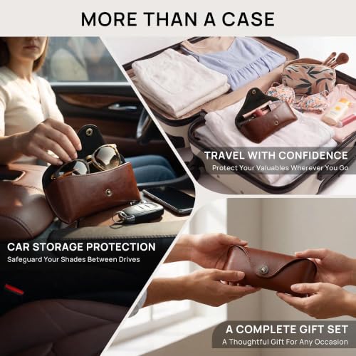 Image of SUNGAIT Premium Vintage Round Sunglasses for Women Men Classic Retro Style
