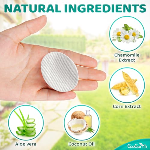 EcoEarth Premium-Augentücher für Hunde und Katzen – 100 Stück – Reinigungspads für die Augen von Haustieren zum Entfernen von Flecken, Krusten und Ausfluss
