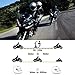 QSPORTPEAK 2X BT-S3 Motorcycle Intercom Communication System, Motorbike Bluetooth Headset with Microphone, Helmet Wireless Headphones for Riding/Skiing - 2 Pack