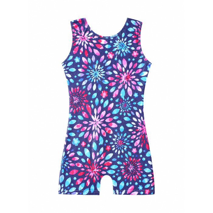 HOZIY Gymnastics Leotards for Girls Unicorn Aurora Rainbow Mermaid Dinosaur Cupcake Sparkle Biketard Toddlers Kids Children