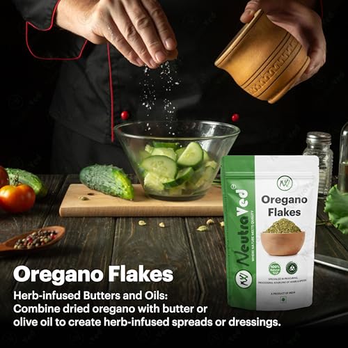 Image of NeutraVed Oregano Leaves 35g | Pure leaves for Home Made Seasoning | Flakes /Dry Oregano Leaves For Seasonings, Pizza, Pasta 35g