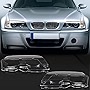 Headlight Lens Cover Replacement for BMW 325Ci 2001-2003;2001-2006 For BMW M3,1 Pair Headlight Headlamp lense Clear Lens Cover.