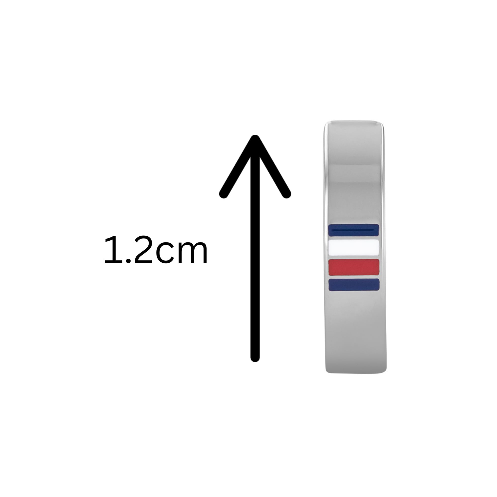 Tommy Hilfiger Jewelry Pendientes de Aro o de Botón para Hombre en Acero Inoxidable - Disponible en Plata u Oro Amarillo