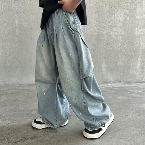 Pantalons Loose Fit Taille Garçon Élastique sans Compression - 5