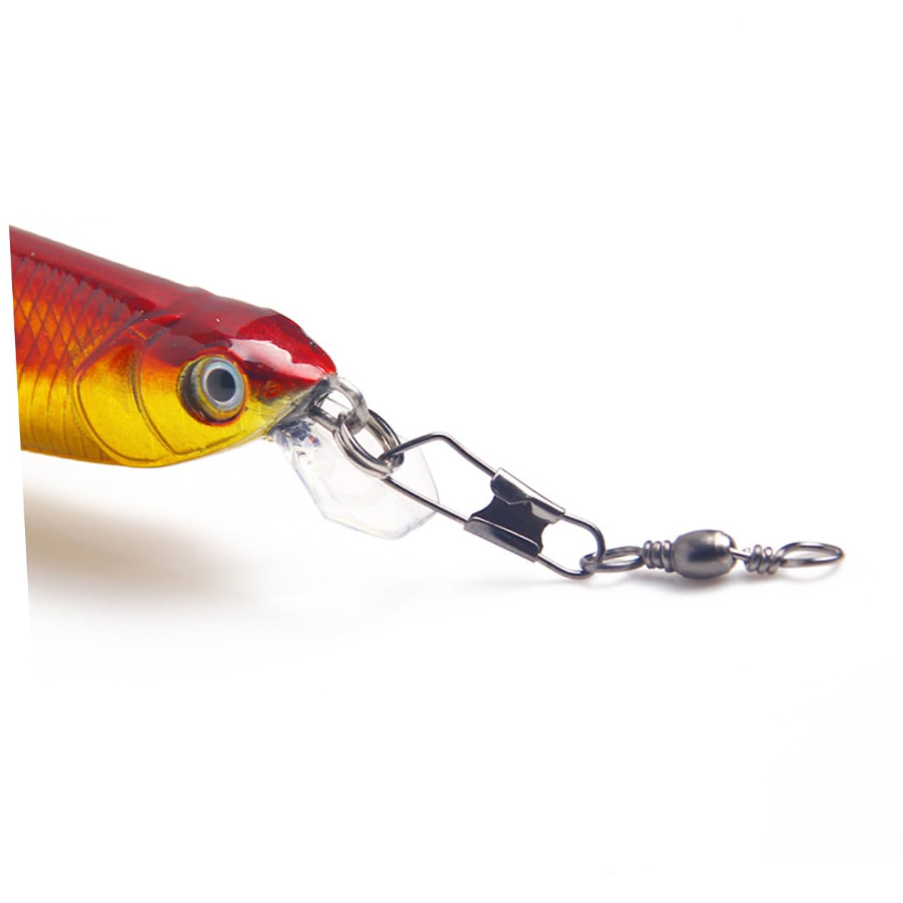 SUPVOX Girelle da Pesca Lenza Girevole in Rame Clip Girevoli da Pesca Girelle Attrezzatura da Pesca