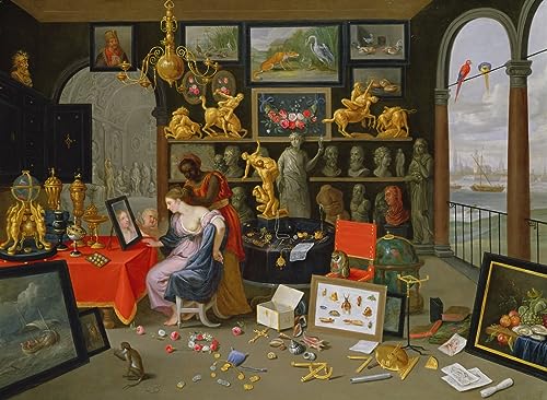 Impression sur toile Vénus à sa toilette Jan Van Kessel 60x90cm