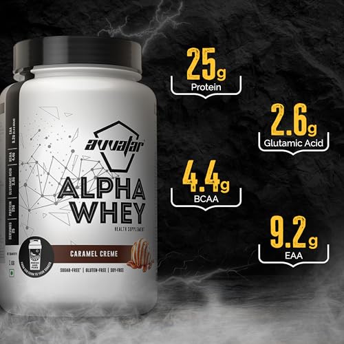 avvatar Store avvatar ALPHA WHEY PROTEIN 1kg Caramel Creme - Image 6