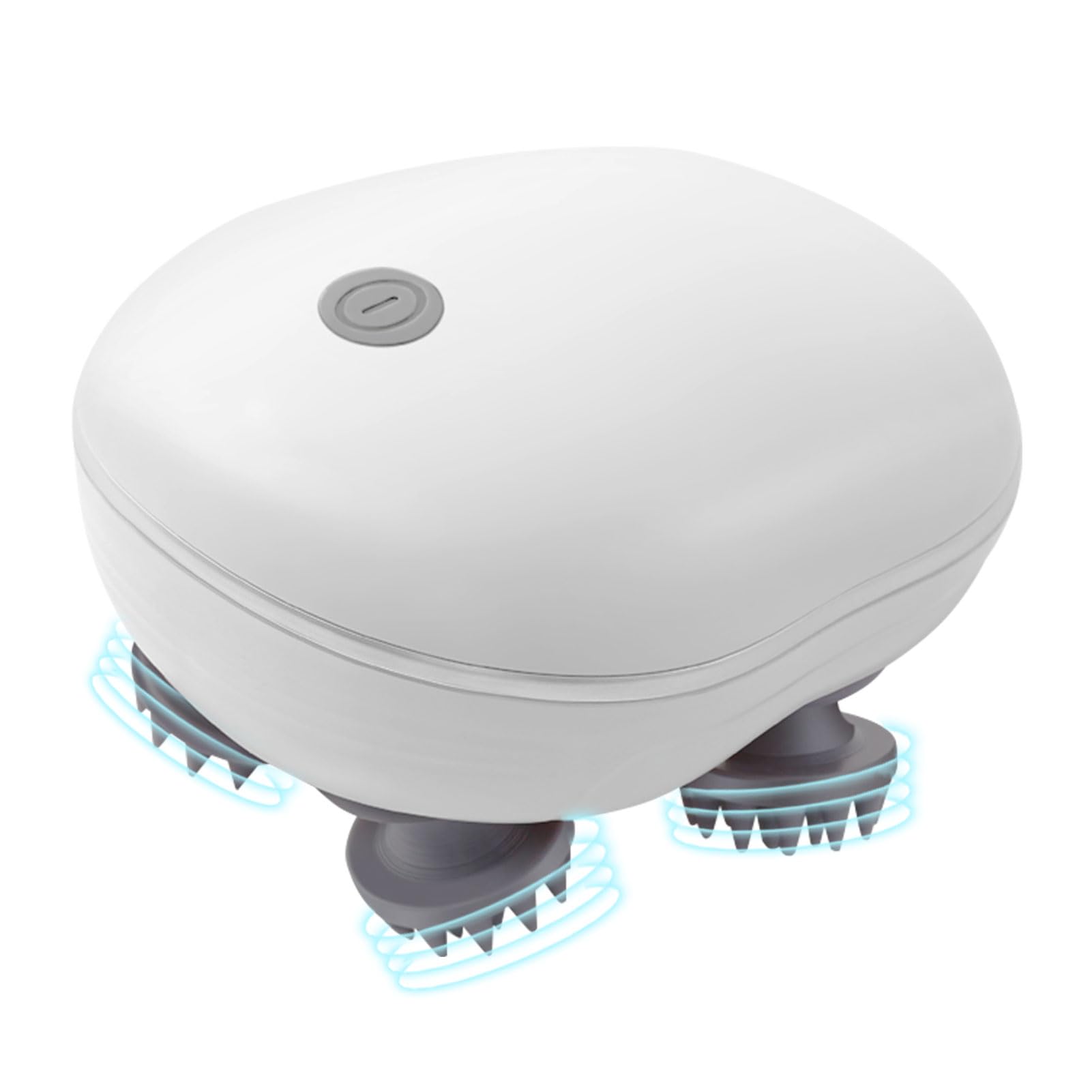 Photo 1 of Electric Scalp Massager,Head Massager Scalp Stress Relax,Silicone Scalp Massager,Head Massager for Hair Growth,Head Scratcher,Scalp Massager Shampoo Brush,pet Massager,cat,Dog?White?  pink