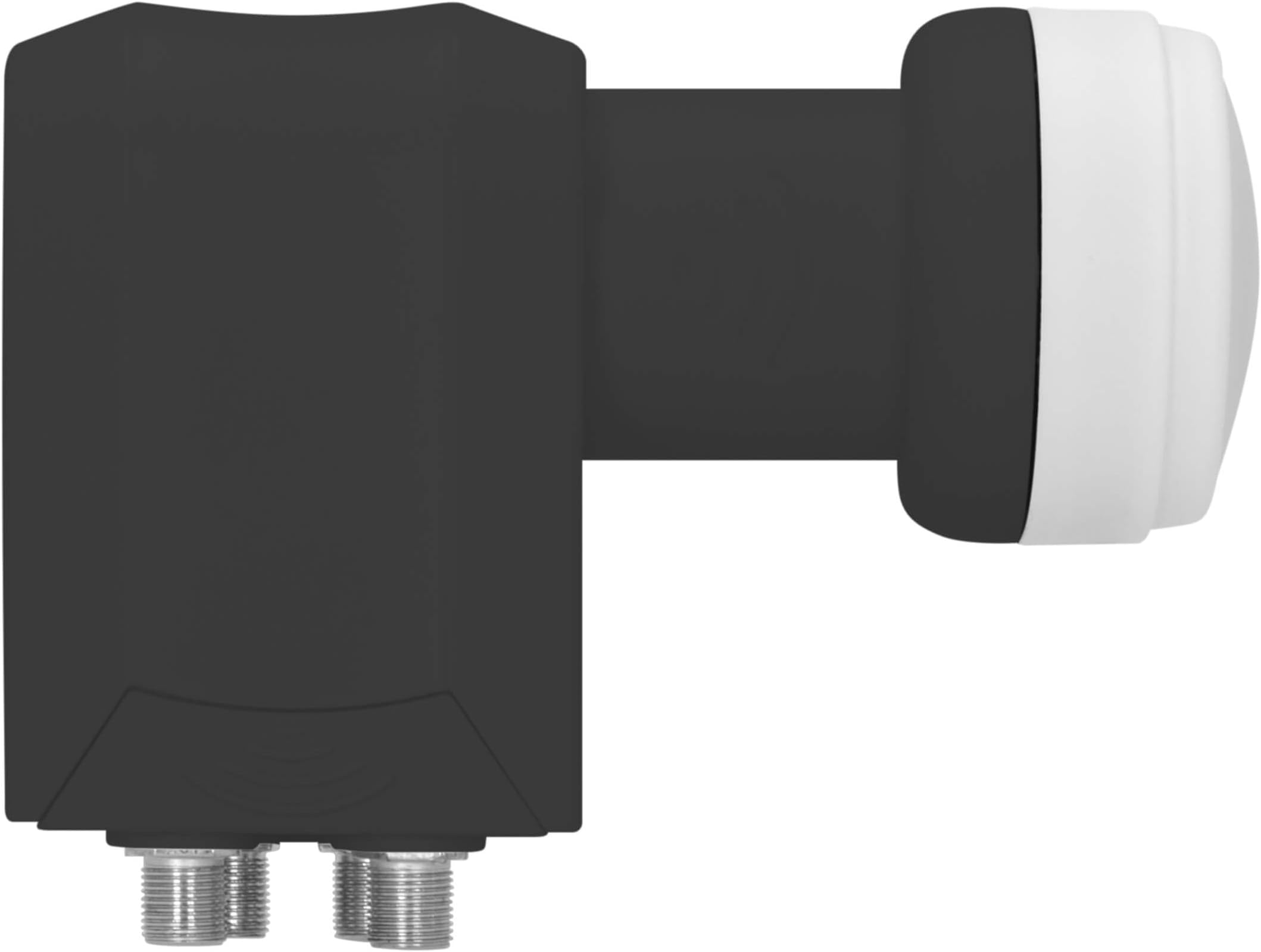 Universal Quattro LNB with 40 mm feed input (multi-switch operation for many users, no direct connection of receivers)