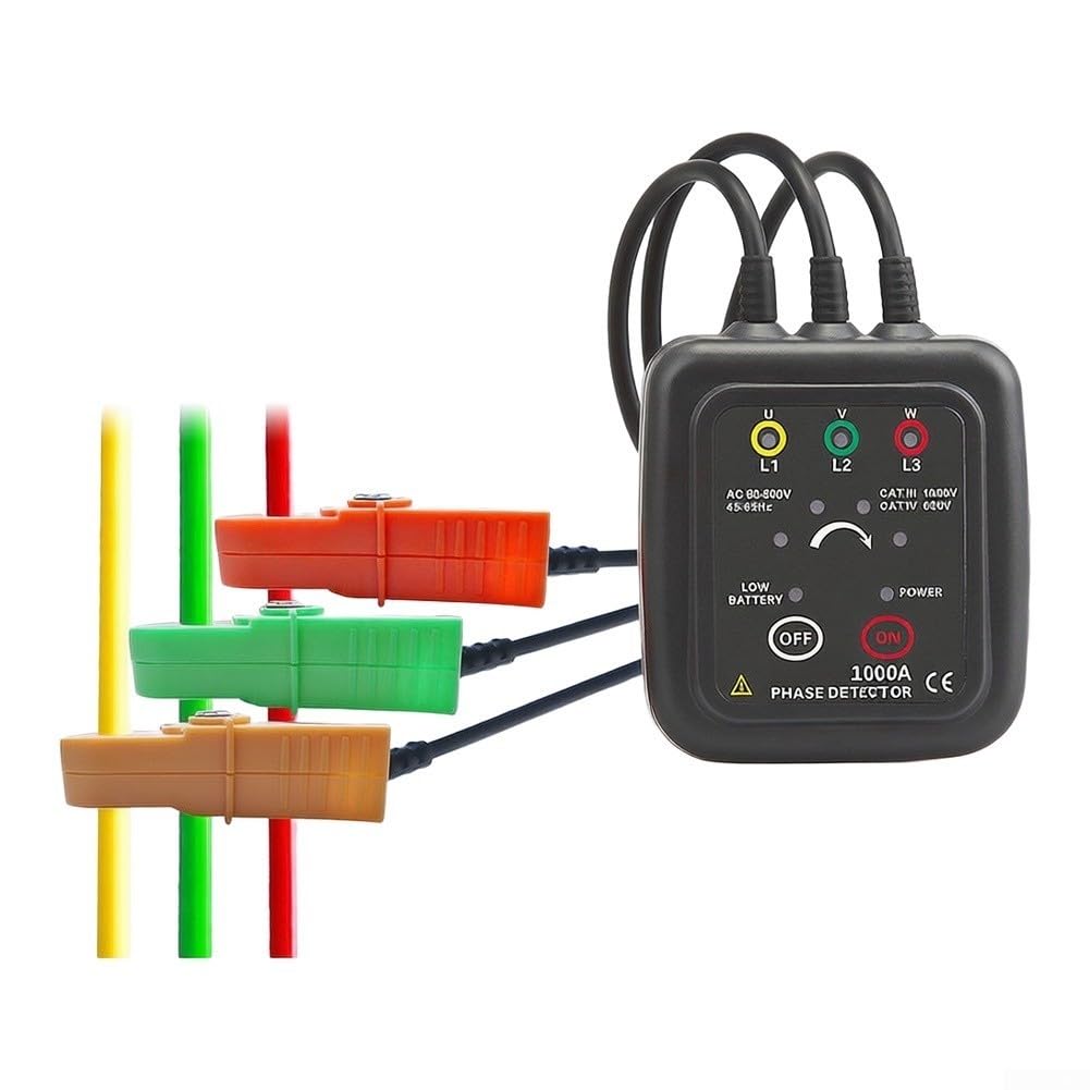 ETCR1000A Berührungsloser Phasenprüfer 1000V Drehfeld | Berührungslos messen, 1000V AC Bereich, Drehfelderkennung, positiv/revers Anzeige, sicheres Arbeiten