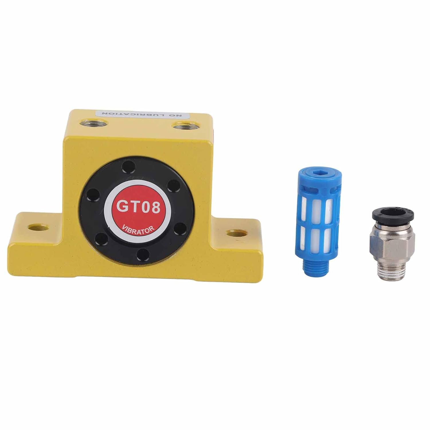 1/8 NPT Pneumatic Vibrator, Air Compressor Accessory Provide Inline Vibration for Sandblaster Cabinet Industrial Machine