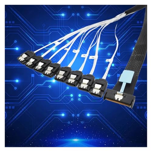 Cable PCI-E Slimline S-AS SFF-8654 8I a 8X SATA 0.5 m miniatura 3