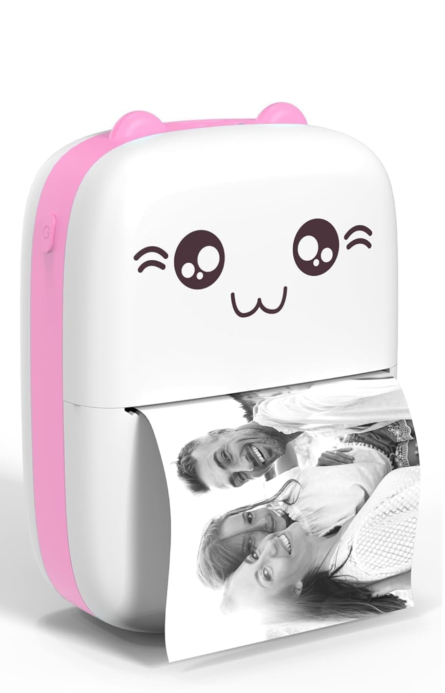 Mini Pocket Printer, Gifts for Kids, Portable Thermal Printer for Pictures/Retro-Style Photos/Receipts/Notes/Lists/Label/Memo/QR Codes,Bluetooth Wireless Smart Printer (White & Pink)-image-11