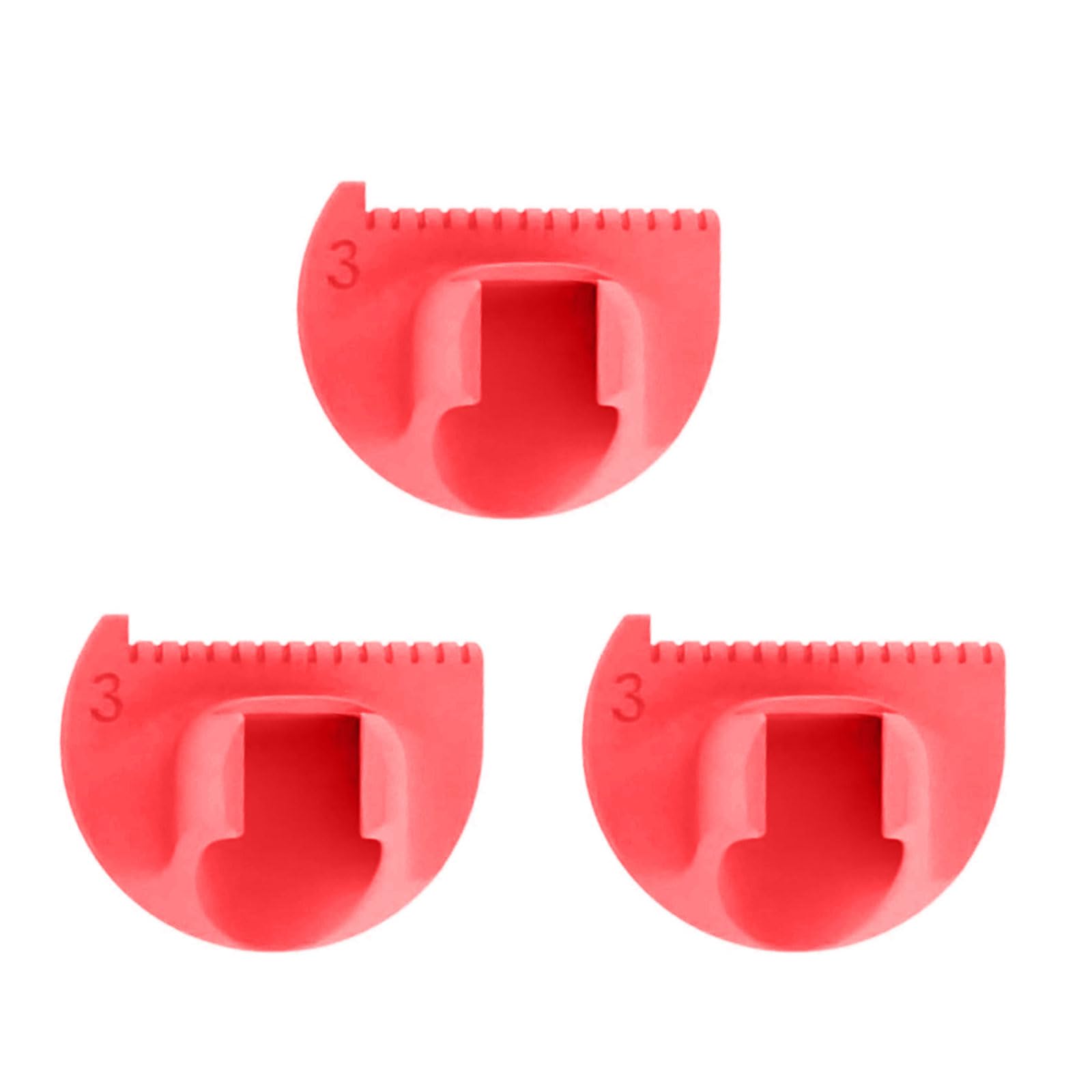 Yrohgkpn Red 3Pcs Professional Quilting Ruler Set Sewing Templates Finger Patchwork Stitching Aid For Fabric Measurement Q