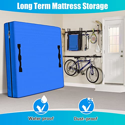 Fadoty Mattress Bags For Moving And Storage, Reusable Mattress Storage Bag With Zipper Heavy Duty Tarp Mattress Cover For Moving With Handles Moving Mattress Bag Protector Queen Size - 2 Pack #TOP6