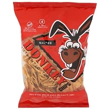 Donkey Chips Tortilla Chips Salted 11 oz Pack of 12