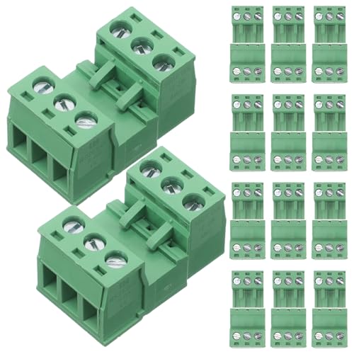 Connecteurs enfichables à vis broches mâle femelle pour connectique PCB sans soudure