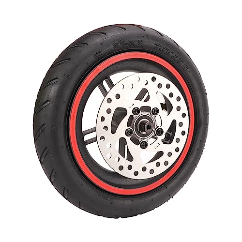 MechKit Roue Arrière de Trottinette Électrique avec Frein à Disque 120 mm pour Xiaomi PRO/PRO 2/M3, Pneu Pneumatique de Roue Arrière de Scooter Électrique