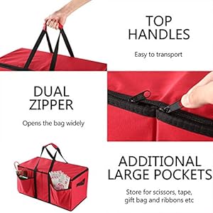 Sattiyrchchristmasornamentstorageboxwithdualzipperclosureboxcontributesslotsfor128holidayornaments3inch Urban Country Home Decor Sattiyrch christmas ornament storage box with dual zipper closure box contributes slots for 128 holiday ornaments 3 inch urban country home decor