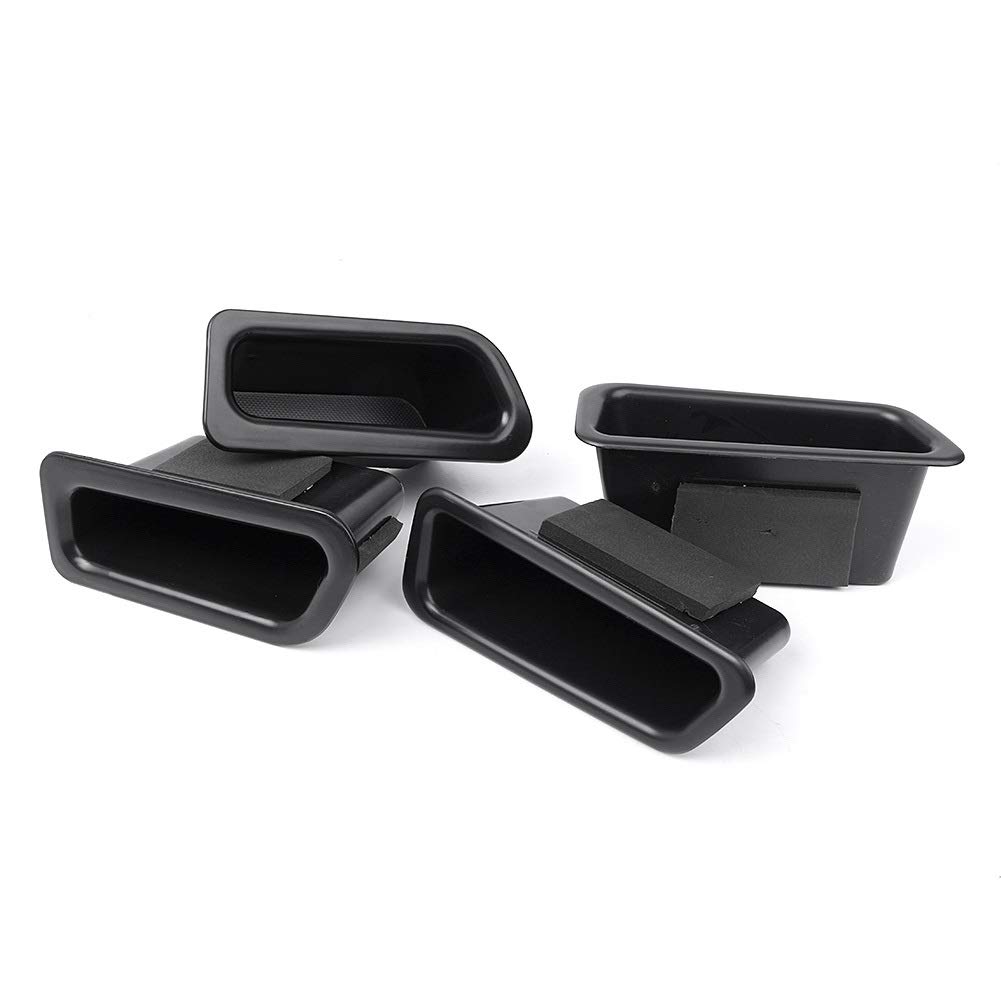 GOFORJUMP Lot De 2 Boîtes Rangement Accoudoir Porte Arrière Volvo XC60 2008-2015 - Conteneur Noir Pratique