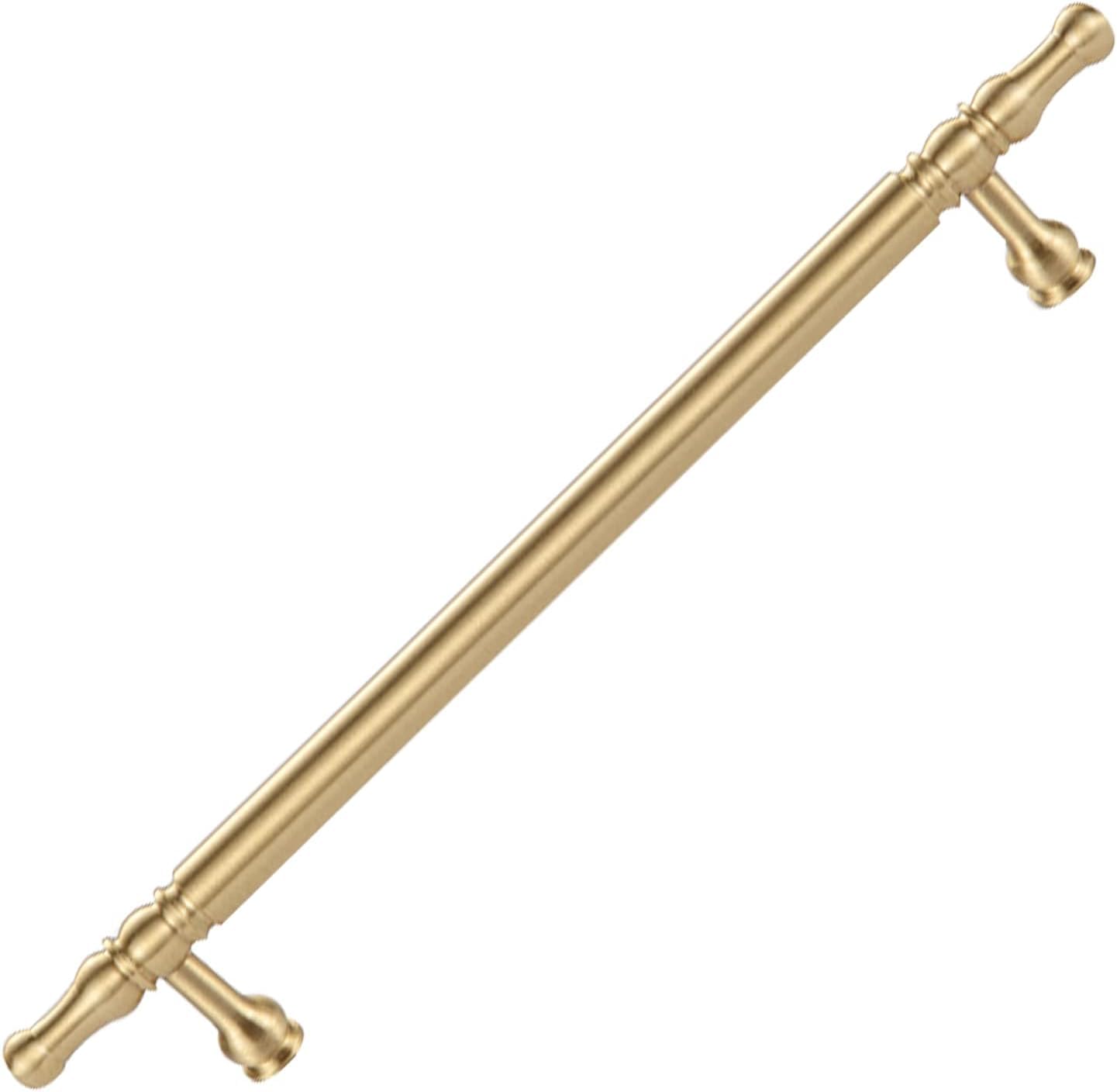 Paqwtyb One Color Pulls, Cabinet Handles Brass Knobs Pure Copper 2