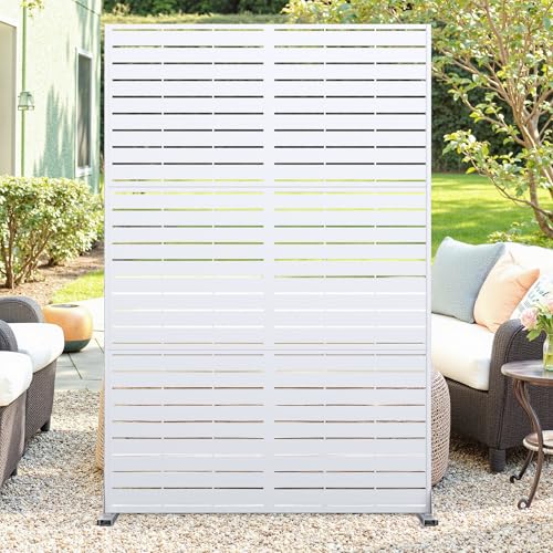 GarveeLife Metal Privacy Screen 72' h x 47' w, Outdoor...